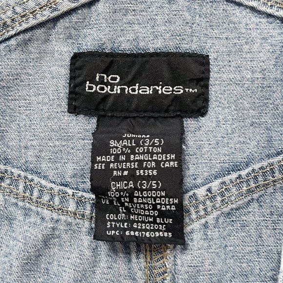 Y2K No Boundaries Jean Overalls Size Small - Picture 4 of 4